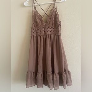 brown papaya dress